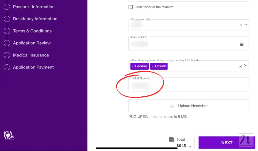 tiket esport syarat visa